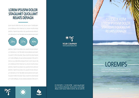 주간 템플릿 편집 표지디자인 북디자인 출판디자인 표지 리플렛 바다 북커버 3단접지 팜플렛 해변 사람없음 야외 야자수 이미지템플릿 AI파일 자연요소 나무 파일형식 벡터