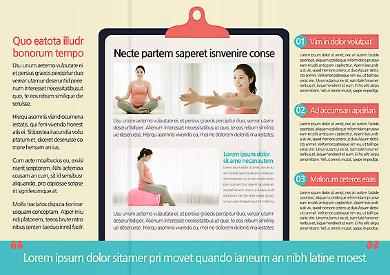 템플릿 편집 표지디자인 북디자인 출판디자인 여자 내지 리플렛 북커버 3단접지 요가 팜플렛 성인 세명 30대 운동복 운동 임산부 임신 한국인 서류판 이미지템플릿 AI파일 웰빙 옷 건강 사람 동양인 장년 사무용품 파일형식 벡터