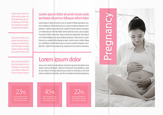 템플릿 편집 표지디자인 북디자인 출판디자인 여자 내지 리플렛 분홍색 북커버 3단접지 한명 팜플렛 성인 앞모습 30대 임산부 임신 한국인 가부좌 이미지템플릿 AI파일 1 뷰포인트 컬러 사람 앉기 동양인 장년 파일형식 벡터