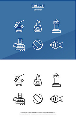 아이콘 계절 공 지팡이 등대 어류 사람없음 여름 세트 라벨 축제 유령 비치볼 마술사모자 마녀모자 거북선 2D아이콘 AI파일 모자_잡화 프레임 바캉스용품 수중동물 파일형식 벡터
