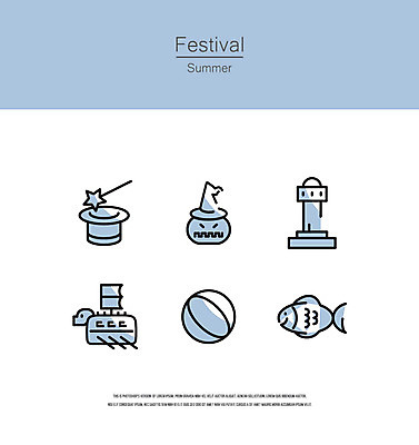 아이콘 계절 공 등대 어류 사람없음 여름 세트 라벨 축제 유령 비치볼 마술사모자 마녀모자 거북선 2D아이콘 AI파일 모자_잡화 프레임 바캉스용품 수중동물 파일형식 벡터