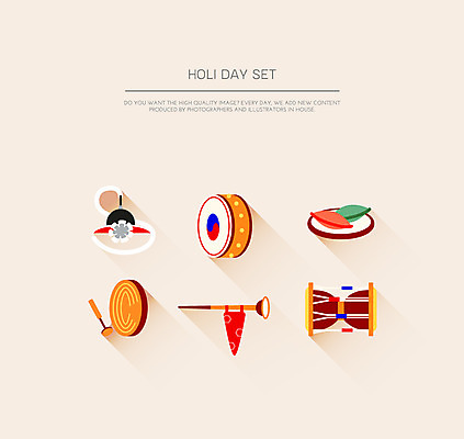 아이콘 한국전통 전통소품 사람없음 세트 사물놀이 북 송편 징 상모 2D아이콘 AI파일 전통 타악기 떡 한국 국악기 전통놀이 전통공연 오브젝트 파일형식 벡터