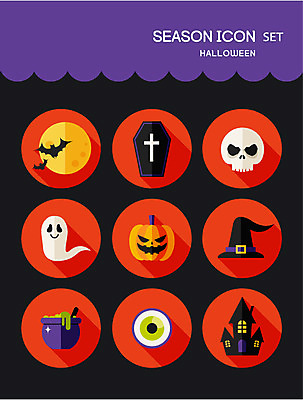 사람없음 세트 할로윈 달 가을 항아리 성 유령 눈동자 플랫아이콘 관 박쥐 마녀모자 잭오랜턴 해골모형 2D아이콘 AI파일 자연요소 아이콘 모자_잡화 건축물 계절 포유류 모형 눈_신체부위 도자기 파일형식 벡터