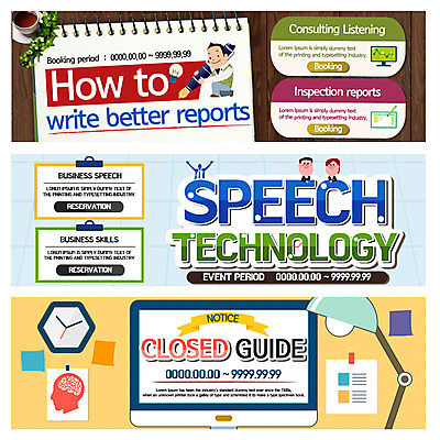 PSD 템플릿 배너 여자 남자 시계 웹템플릿 비즈니스 성인 세명 만년필 모니터 공책 스탠드 보고서 포스트잇 스피치 이벤트배너 웹배너 이미지템플릿 문구용품 조명 사람 컴퓨터 펜 메모지 파일형식