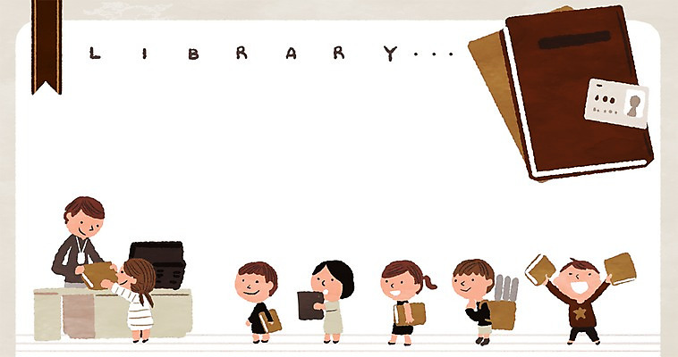 PSD 여자 교육 남자 어린이 일러스트 여러명 성인 책 도서관 대여 프레임일러스트 도서대출 국내일러스트 다수 프레임 사람 파일형식