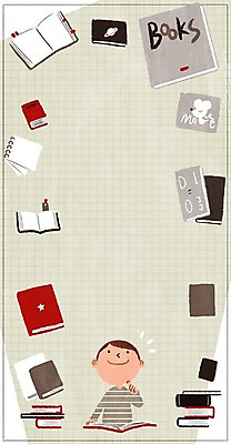 PSD 교육 남자 어린이 일러스트 한명 책 프레임일러스트 국내일러스트 1 프레임 사람 파일형식