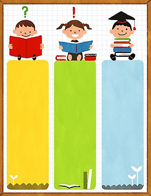 PSD 여자 교육 남자 어린이 일러스트 학사모 책 세명 독서 새싹 프레임일러스트 국내일러스트 식물 모자_잡화 졸업 프레임 사람 파일형식