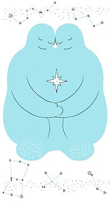 PSD 별 일러스트 상상 상상일러스트 사람 두명 희망 별자리 국내일러스트 자연요소 감정 파일형식