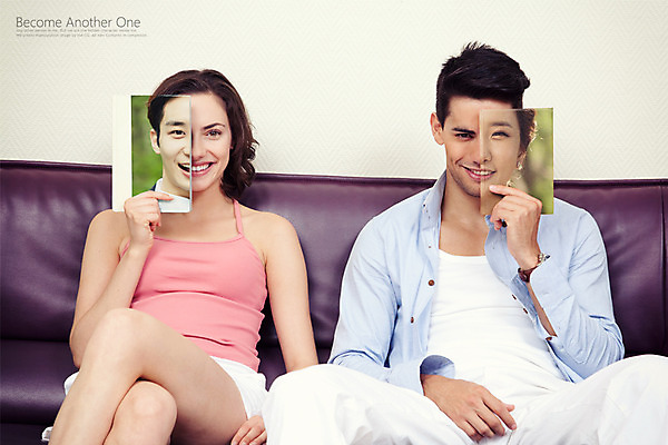 PSD 외국인 편집이미지 여자 남자 컨셉 들기 앉기 상반신 성인 두명 라이프 책 소파 한국인 디지털합성 합성 이미지편집 의자 모션 사람 동양인 인종 생활 파일형식