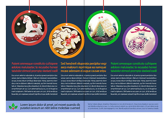 템플릿 편집 표지디자인 북디자인 출판디자인 내지 리플렛 크리스마스 북커버 팜플렛 사람없음 장식 장식볼 목마 과자집 이미지템플릿 AI파일 기념일 파일형식 벡터