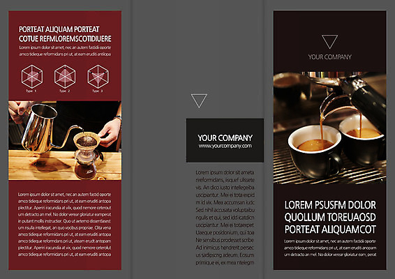 템플릿 편집 표지디자인 북디자인 출판디자인 표지 커피 리플렛 북커버 3단접지 한명 들기 팜플렛 앞모습 이미지템플릿 AI파일 1 음료 뷰포인트 모션 사람 파일형식 벡터