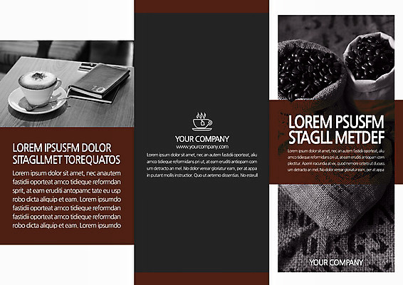 템플릿 편집 표지디자인 북디자인 출판디자인 표지 커피 리플렛 북커버 3단접지 팜플렛 사람없음 다이어리 원두 이미지템플릿 AI파일 음료 사무용품 파일형식 벡터