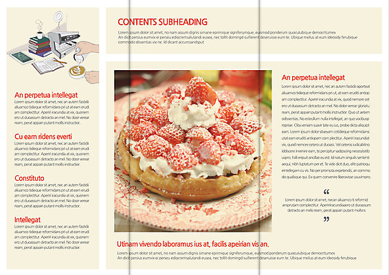 템플릿 편집 표지디자인 북디자인 출판디자인 내지 리플렛 북커버 3단접지 딸기 팜플렛 사람없음 와플 이미지템플릿 AI파일 과일 디저트 파일형식 벡터