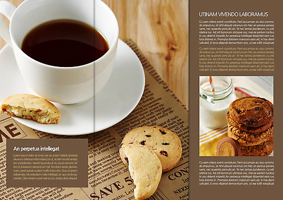 템플릿 편집 표지디자인 북디자인 출판디자인 내지 커피 리플렛 북커버 3단접지 팜플렛 사람없음 쿠키 초코쿠키 이미지템플릿 AI파일 음료 디저트 파일형식 벡터
