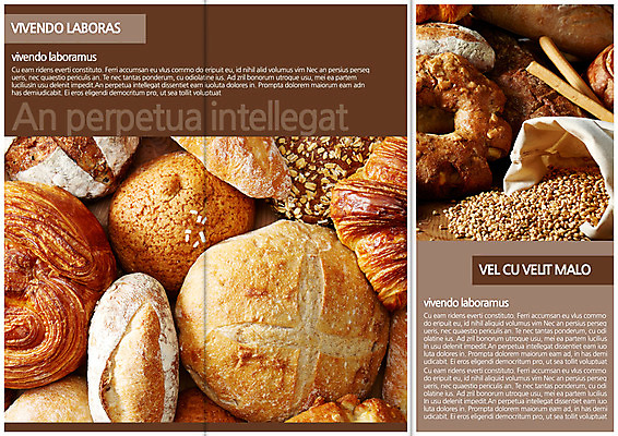 템플릿 편집 표지디자인 북디자인 출판디자인 내지 빵 리플렛 북커버 3단접지 팜플렛 사람없음 이미지템플릿 AI파일 음식 파일형식 벡터