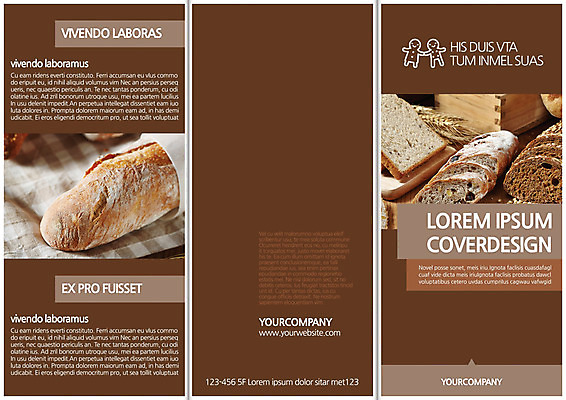 템플릿 편집 표지디자인 북디자인 출판디자인 표지 빵 리플렛 북커버 3단접지 팜플렛 사람없음 바게트 이미지템플릿 AI파일 음식 파일형식 벡터