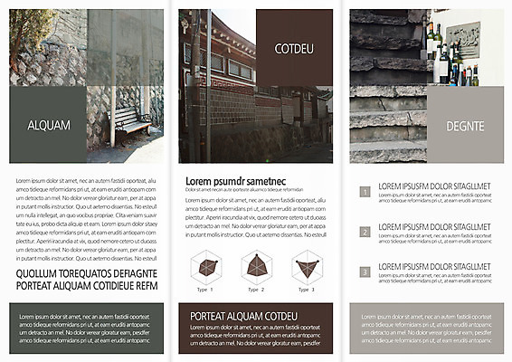 템플릿 편집 표지디자인 북디자인 출판디자인 내지 리플렛 여행 북커버 3단접지 거리 팜플렛 사람없음 골목길 이미지템플릿 AI파일 길 파일형식 벡터