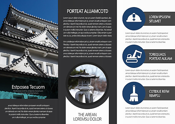 템플릿 편집 표지디자인 건축물 북디자인 출판디자인 내지 리플렛 여행 북커버 3단접지 팜플렛 사람없음 일본 안전모 포크레인 일본전통 이미지템플릿 AI파일 전통 건축 아시아 중장비 헬멧 안전장비 파일형식 벡터