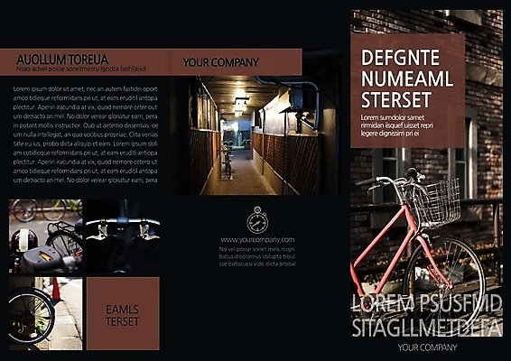템플릿 편집 표지디자인 북디자인 출판디자인 표지 리플렛 북커버 3단접지 팜플렛 취미 사람없음 자전거 골목길 이미지템플릿 AI파일 길 바이크 파일형식 벡터