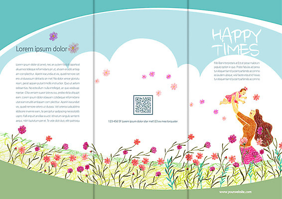 전신 구름 템플릿 편집 표지디자인 북디자인 출판디자인 여자 표지 꽃 딸 어린이 리플렛 북커버 3단접지 가족 엄마 들기 팜플렛 성인 두명 여자만 이미지템플릿 AI파일 자연요소 식물 관계 모션 사람 파일형식 벡터