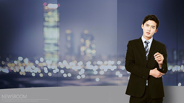 PSD 편집이미지 남자 야경 실내 한명 정장 상반신 20대 성인 앞모습 한국인 도시 뉴스 아나운서 디지털합성 보케 디지털아트 청년남자한명만 성인남자한명만 뉴스룸 이미지편집 직업 1 옷 뷰포인트 사람 동양인 청년 내부 야간 남자한명만 성인남자만 청년남자만 파일형식 풍경_경치