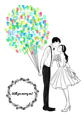 PSD 커플 여자 남자 신부 부케 웨딩드레스 신랑 결혼 일러스트 키스 정장 턱시도 성인 두명 풍선 국내일러스트 드레스 옷 꽃다발 관계 사람 이벤트 애정표현 파일형식