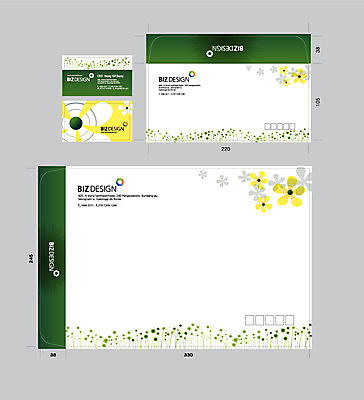 템플릿 꽃 명함 서류봉투 편지봉투 사람없음 세트 패키지 봉투템플릿 우편봉투 풀꽃 비즈디자인 봉투디자인 이미지템플릿 AI파일 식물 봉투 편지 우편물 파일형식 벡터