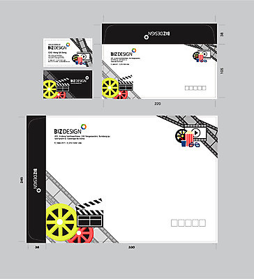 템플릿 명함 서류봉투 편지봉투 사람없음 세트 클래퍼보드 필름 영화 패키지 봉투템플릿 우편봉투 비즈디자인 봉투디자인 이미지템플릿 AI파일 문화예술 봉투 편지 우편물 파일형식 벡터