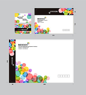 템플릿 문양 무늬 명함 서류봉투 편지봉투 사람없음 세트 컬러풀 원형 패키지 겹침 봉투템플릿 우편봉투 비즈디자인 봉투디자인 이미지템플릿 AI파일 도형 컬러 봉투 편지 우편물 파일형식 벡터