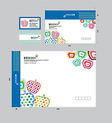 템플릿 문양 명함 서류봉투 편지봉투 사람없음 세트 컬러풀 물방울무늬 사과 패키지 봉투템플릿 우편봉투 비즈디자인 봉투디자인 이미지템플릿 AI파일 컬러 무늬 과일 봉투 편지 우편물 파일형식 벡터