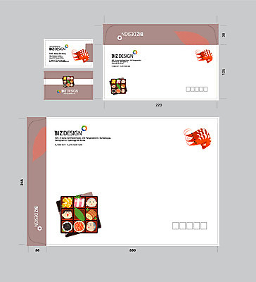 템플릿 명함 서류봉투 편지봉투 새우 사람없음 세트 도시락 패키지 봉투템플릿 우편봉투 비즈디자인 봉투디자인 이미지템플릿 AI파일 음식 봉투 갑각류 편지 우편물 파일형식 벡터