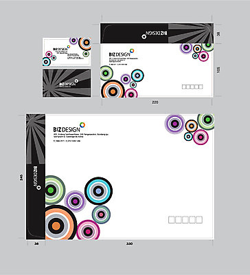 템플릿 문양 무늬 명함 서류봉투 편지봉투 사람없음 세트 컬러풀 원형 패키지 봉투템플릿 우편봉투 비즈디자인 봉투디자인 이미지템플릿 AI파일 도형 컬러 봉투 편지 우편물 파일형식 벡터