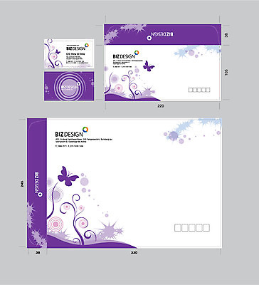 템플릿 문양 나비 무늬 명함 서류봉투 편지봉투 사람없음 세트 보라색 패키지 봉투템플릿 우편봉투 비즈디자인 봉투디자인 이미지템플릿 AI파일 컬러 곤충 봉투 편지 우편물 파일형식 벡터