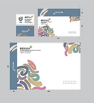 템플릿 문양 무늬 명함 서류봉투 편지봉투 사람없음 세트 컬러풀 연필 패키지 봉투템플릿 우편봉투 비즈디자인 봉투디자인 이미지템플릿 AI파일 컬러 학용품 봉투 필기구 편지 우편물 파일형식 벡터