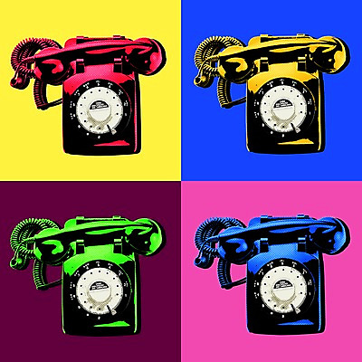 PSD 일러스트 사람없음 전화기 유선전화기 팝아트 국내일러스트 그림 파일형식