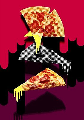 PSD 음식 조각 일러스트 피자 사람없음 흐름 팝아트 피자조각 국내일러스트 컨셉 패스트푸드 서양음식 그림 파일형식