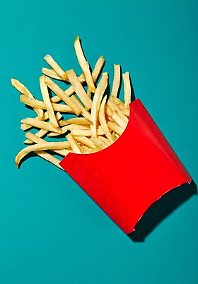 포토 JPG 음식 패스트푸드 사람없음 튀김 감자튀김 팝아트 청록색 국내포토 컬러 감자 인스턴트 그림 파일형식