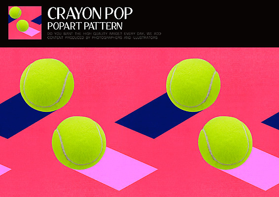 PSD ZIP 스포츠용품 패턴 일러스트 공 사람없음 테니스공 팝아트 키치 국내일러스트 스포츠 컨셉 무늬 테니스용품 오브젝트 그림 파일형식