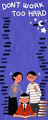 PSD 학생 여자 남자 교복 별 일러스트 청소년 성인 책 세명 달 학부모 열공 국내일러스트 자연요소 옷 사람 학습 부모 파일형식