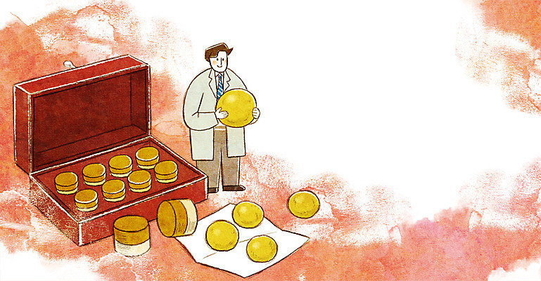 PSD 남자 일러스트 한명 성인 한의학 약재 한약 한의원 한의사 약상자 공진단 국내일러스트 1 의학 병원 사람 상자 약 의사 파일형식