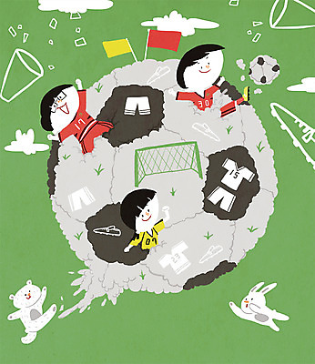 PSD 구름 직업 여자 남자 어린이 일러스트 축구공 곰 축구선수 세명 축구 깃발 토끼 체험학습 체험 골대 호기심 축구복 직업체험 국내일러스트 자연요소 동물 감정 컨셉 공 축구용품 포유류 운동선수 사람 반려동물 운동복 구기 파일형식