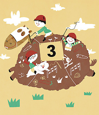 PSD 구름 직업 여자 남자 어린이 일러스트 곰 세명 당근 토끼 말_동물 체험학습 체험 승마 호기심 기수 직업체험 경마 채찍 국내일러스트 자연요소 동물 감정 스포츠 컨셉 포유류 뿌리채소 사람 반려동물 파일형식