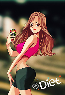 주간 PSD 여자 다이어트 일러스트 한명 상반신 성인 야외 스마트폰 활발 자신감 셀프카메라 몸매 체중계 인증 자랑 국내일러스트 자연요소 1 감정 컨셉 건강 사람 핸드폰 스마트기기 사진촬영 파일형식