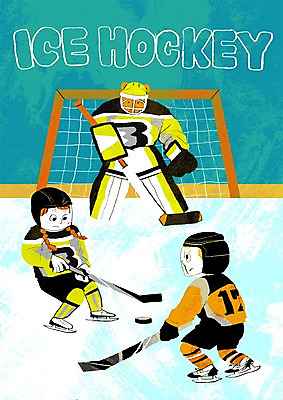 PSD 동물 여자 남자 어린이 스포츠 일러스트 곰 두명 아이스하키 아이스하키골대 아이스하키복 국내일러스트 유니폼 포유류 겨울스포츠 사람 하키 하키용품 파일형식