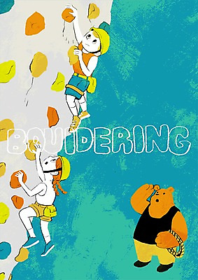 PSD 동물 여자 남자 어린이 밧줄 스포츠 일러스트 곰 두명 헬멧 암벽등반 암벽등반가 인공암벽등반 국내일러스트 줄 포유류 사람 등산 보호장비 파일형식