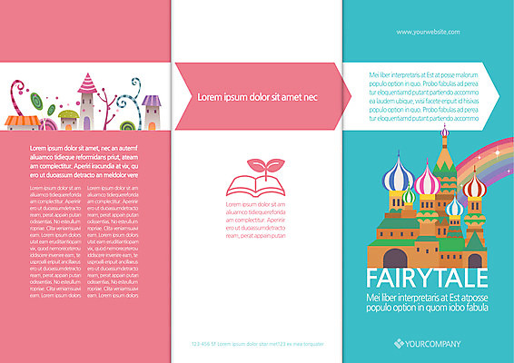 템플릿 편집 표지디자인 북디자인 출판디자인 표지 리플렛 무지개 북커버 3단접지 팜플렛 사람없음 책 새싹 성 이미지템플릿 AI파일 자연요소 식물 건축물 파일형식 벡터