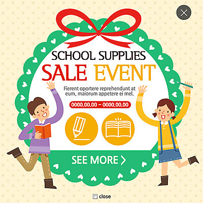 PSD 템플릿 학생 여자 남자 리본 웹템플릿 졸업 팝업 이벤트팝업 웹팝업 이벤트 두명 책 연필 세일 입학 레이어팝업 이미지템플릿 교육 학용품 사람 필기구 파일형식