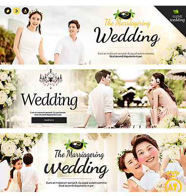 PSD 템플릿 배너 커플 여자 남자 꽃 웨딩드레스 웹템플릿 결혼 이벤트 여러명 성인 30대 한국인 상들리에 이벤트배너 웹배너 이미지템플릿 식물 드레스 다수 관계 사람 동양인 장년 파일형식