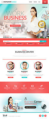 PSD 외국인 템플릿 여자 웹템플릿 비즈니스 사이트템플릿 여러명 20대 성인 홈페이지 홈페이지시안 벚꽃 비즈니스우먼 랜딩페이지 이미지템플릿 꽃 다수 사람 인종 청년 직장인 파일형식