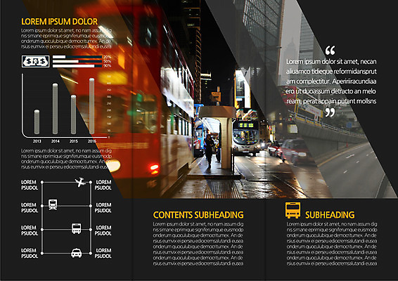 템플릿 편집 표지디자인 북디자인 출판디자인 내지 리플렛 여행 북커버 3단접지 버스 팜플렛 사람없음 버스정류장 이미지템플릿 AI파일 육상교통 대중교통 역 파일형식 벡터